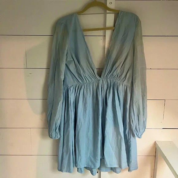 Kalita Dresses | Kalita V Neck Mini Dress || Size M | Color: Blue | Size: M | Dederattray4's Closet